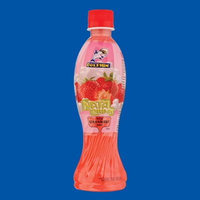 Nata De Coco with Strawberry Juice (350ml)