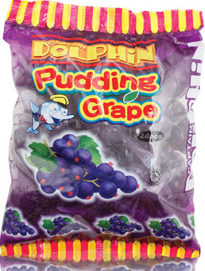 Fruit Shape Pudding (Grape)