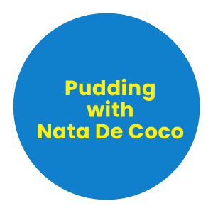 Pudding with Nata De Coco